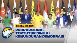 Delapan Partai Politik Tolak Sistem Proporsional Tertutup di Pemilu 2024