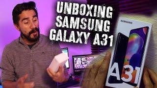 UNBOXING SAMSUNG GALAXY A31 en Colombia: Gama Media Con Estilo