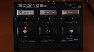 New ZOOM G3n Preset List Review 2018 by Volkan AYIRIR