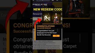 free fire Red Carpet emote redeem code | free fire redeem code 3 March |ff redeem code today 3 march