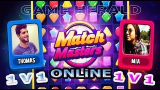 Match Masters - Online PVP Match 3 Puzzle Game Android Gameplay