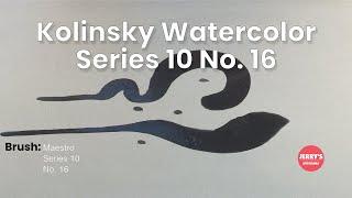 See the Da Vinci Maestro Kolinsky Red Sable Watercolor Series 10 No.16 Brush features!