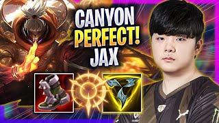 CANYON PERFECT GAME WITH JAX! - GEN Canyon Plays Jax JUNGLE vs Viego! | Season 2024