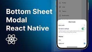 Building Twitter Bottom Sheet with React Native | Tutorial Expo 2023