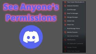 View All Permissions a Discord Server Member Has! BetterDiscord Top Plugsins!