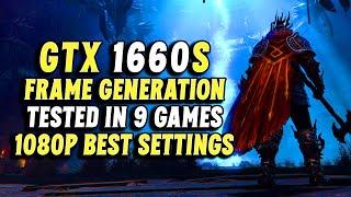 GTX 1660 SUPER - AMD FSR 3 Frame Generation Mod Tested in 9 Games