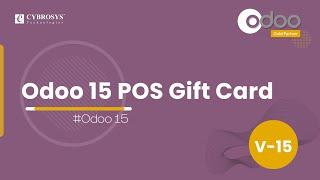 Odoo 15 PoS Gift Card  | Odoo 15 Point of Sale | Odoo 15 Enterprise Edition