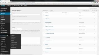 Edublogs - How to Create Categories and Sub Categories