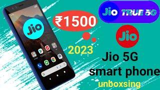 jio 5G mobile unboxsing | jio upcoming smart phone 2023 | jio phone | jio 5G smartphone booking