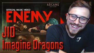 Imagine Dragons & JID - Enemy (from the series Arcane League of Legends) | REACTION!!