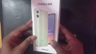 Samsung galaxy A05  Unboxing Review and features