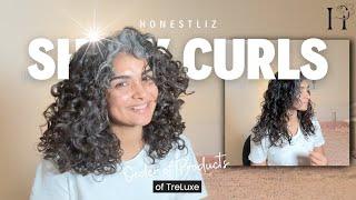 Treluxe order of products for shiny, hydrated curls!