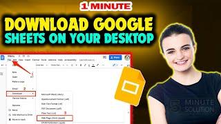 How to download google sheets on your desktop 2024 (Quick & Easy)