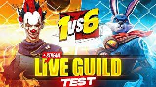 FREE FIRE MAXGUILD TEST IN RDX NARUTO TELUGU LIVE STREAM