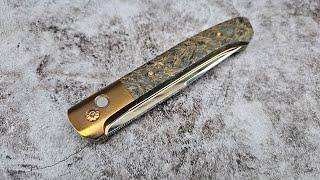 Button lock  knife