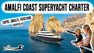 We Chartered a SUPERYACHT on The Amalfi Coast!