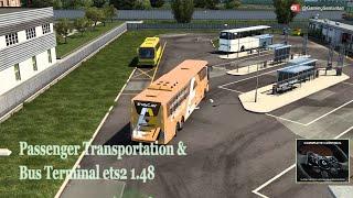 Passenger Transportation & Bus Terminal in ETS2 1.48.5.80