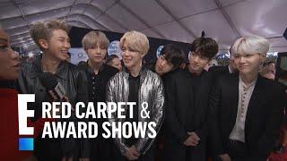 BTS Talks Emojis and More at the 2017 AMAs | E! Red Carpet & Award Shows