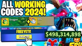 *NEW* ALL WORKING CODES FOR BLOX FRUITS IN 2024! ROBLOX BLOX FRUITS CODES