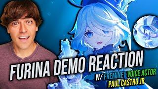 Furina Character Demo REACTION | Genshin Impact 4.2 | w/ Freminet VA Paul Castro Jr.