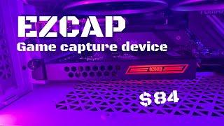 EZCAP Game Capture Card, HDMI PCI-E 4K 30fps Record & Live Stream