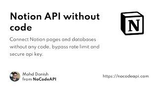 Connect with Notion API without code