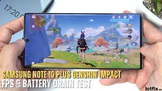 Samsung Note 10 Plus Genshin Impact Gaming test | Exynos 9825