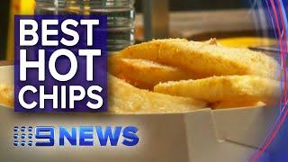 Man on mission to find best hot chips | Nine News Australia