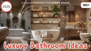 180+ Luxury Bathroom Decor Ideas 2025 | Spa Inspired & Valentine's Day Design