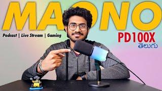 Maono PD100X Gaming Microphone | Maono PD100X Review | Extreme RGB and Impressive Audio Performance