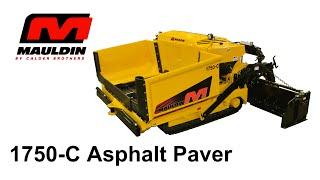 Mauldin 1750-C Asphalt Paver Walkaround