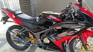 Ninja Rr 2014 standar Ting Ting modifikasi simpel