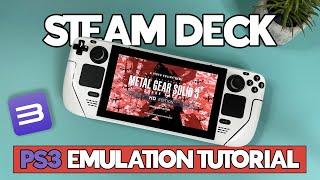 Steam Deck PS3 (RPCS3) Emulation Tutorial | EASY 2024 GUIDE