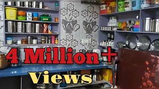 My Small n Simple Kitchen Organization||Small Indian Kitchen Tour 4 Million + Views