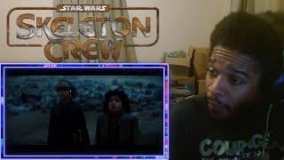 Skeleton Crew | Official Trailer #disneyplus #reaction #starwars