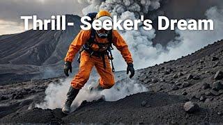 Sliding Down a Volcano: The Ultimate Thrill-Seeker's Dream! #shorts