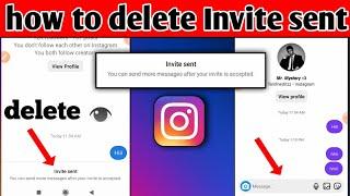 how to unsend invite message on instagram l instagram invite message delete l invite sent delete