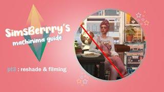 SimsBerrry's Machinima Guide: Reshade & Filming