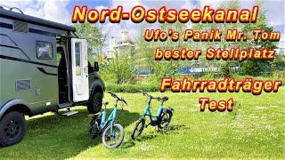 Bester E-Bike Fahrradträger fürs Wohnmobil  Vollzeit-Camper im Sprinter 4x4  14 € Stellplatz NOK