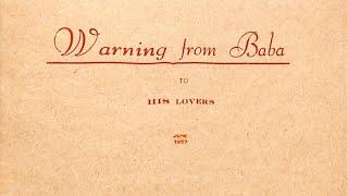 Meher Baba's Warning 1957