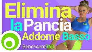 Esercizi per Dimagrire la Pancia. Addominali Bassi | 10 Minuti