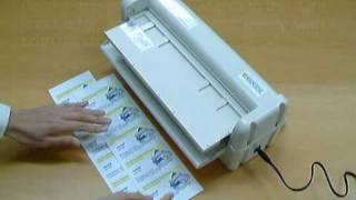 Electric Business Card Cutter Demonstration Video