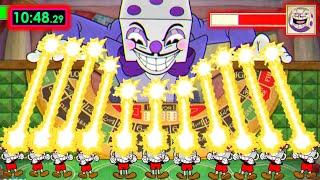 Cuphead - All Bosses Speedrun With Cuphead Army (Using EX Converge Only)