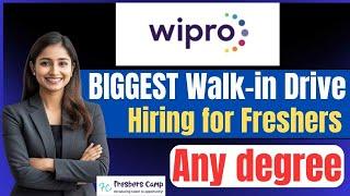 Wipro Walk-in 2025 for Freshers : Wipro Mass Hiring as Associate | Wipro Walk-in Drive 2025