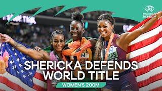 Shericka Jackson  storms to championship record | World Athletics Championships Budapest 23