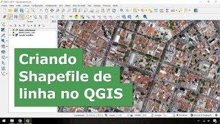 Como criar um shapefile de linhas e habilitar aderência no QGIS