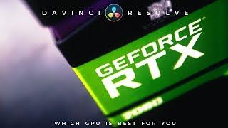 Best Graphics Card For Davinci Resolve 16?