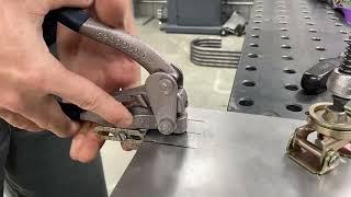 Demonstrating the Roper Whitney 5 Jr Hand Punch - Trick-Tools.com