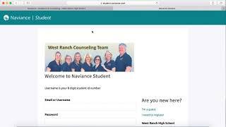 How WRHS students to Log Into Naviance