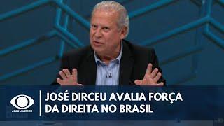 'Direita no Brasil elegeu só três presidentes, uma vergonha', diz José Dirceu | Canal Livre